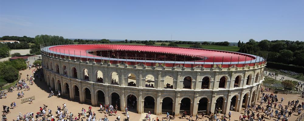 Arena Puy du Fou in the Vendee region nearby Laguna Lodge Résidence on the Atlantic coast in France