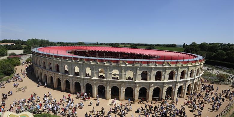 Arena Puy du Fou in the Vendee region nearby Laguna Lodge Résidence on the Atlantic coast in France