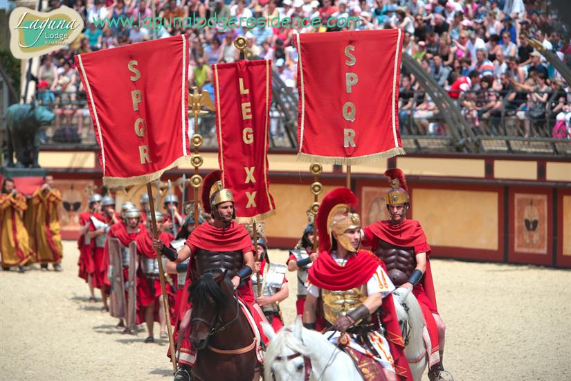 Show Puy du Fou in the Vendee region nearby Laguna Lodge Résidence on the Atlantic coast in France