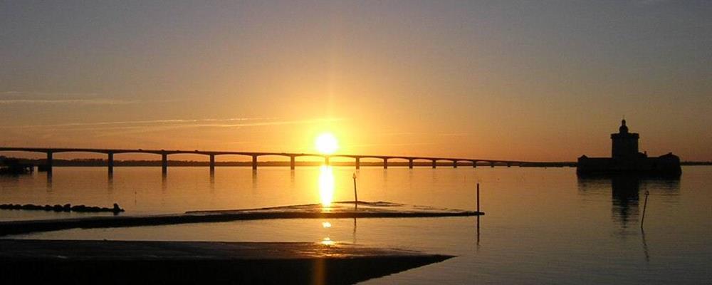 Sunset - Île d'Oléron bridge - Altantic Coast of France