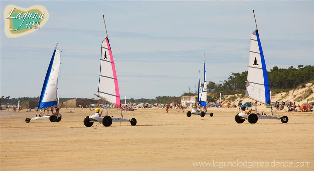 Sand yacht near Royan near Laguna Lodge in France