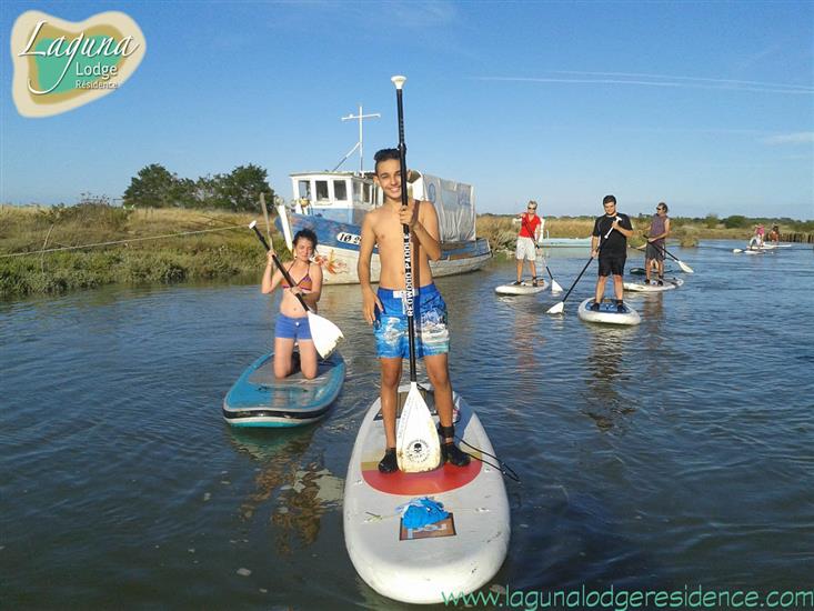 Paddle near Laguna Lodge Résidence in France