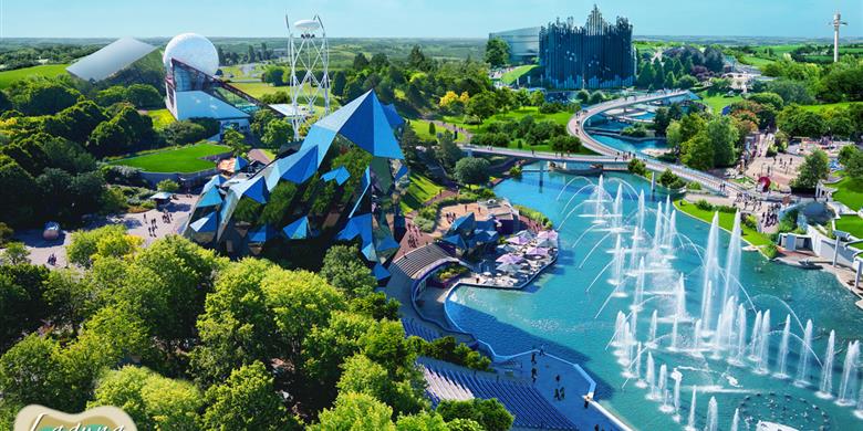 View family attraction Park Futuroscope nearby Laguna Lodge Résidence on the Atlantic coast in France