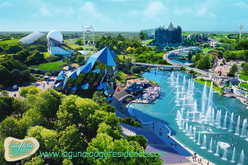 View family attraction Park Futuroscope nearby Laguna Lodge Résidence on the Atlantic coast in France