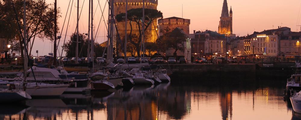 Harbour La Rochelle nearby Laguna Lodge Résidence on the Atlantic coast of France