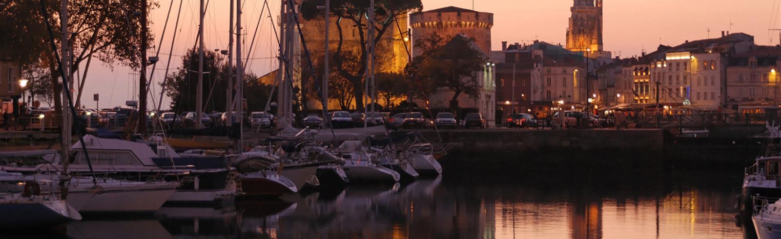 Harbour La Rochelle nearby Laguna Lodge Résidence on the Atlantic coast of France