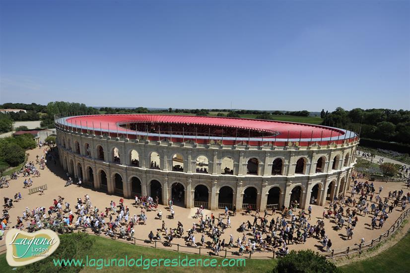 Arena Puy du Fou in the Vendee region nearby Laguna Lodge Résidence on the Atlantic coast in France