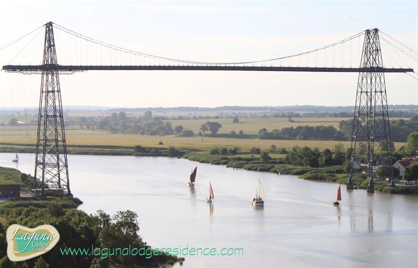 Pont transbordeur at Rochefort nearby Laguna Lodge Residence on the Atlantic coast of France