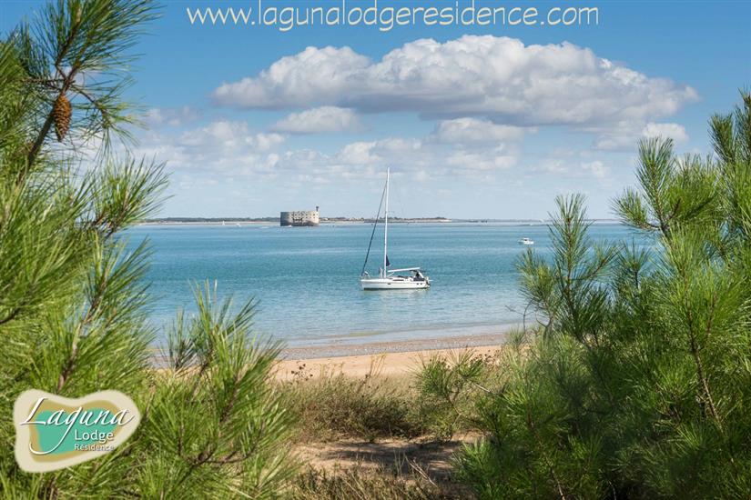 Beach in Boyardville, on Île d'Oléron, Atlantic Coast of France