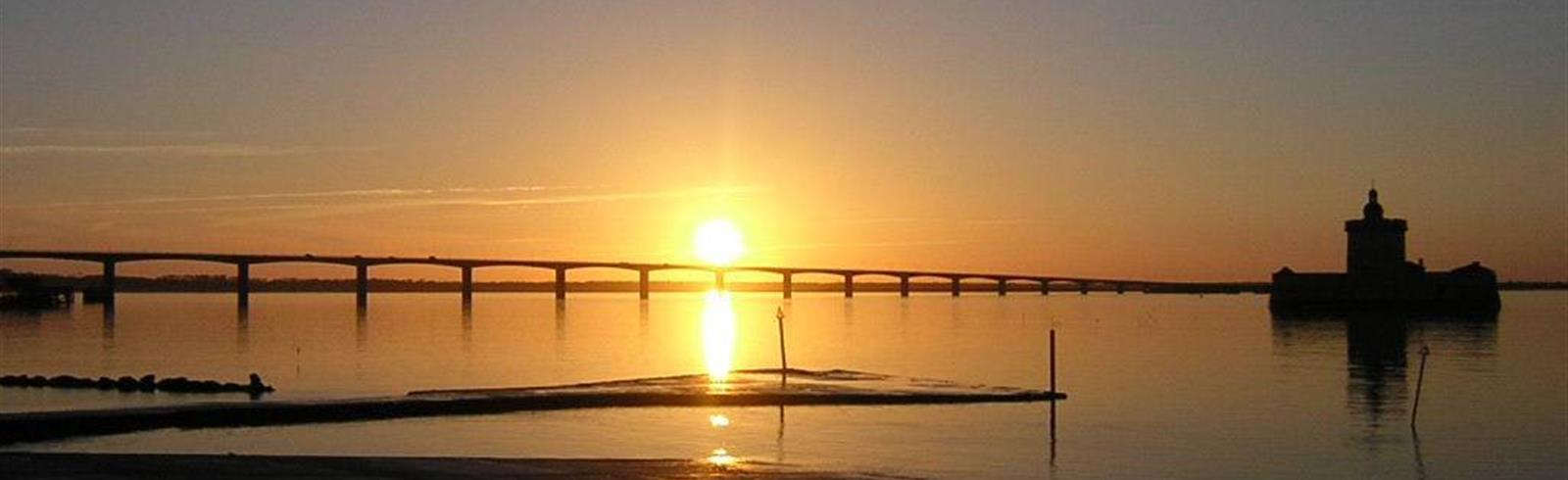 Sunset - Île d'Oléron bridge - Altantic Coast of France