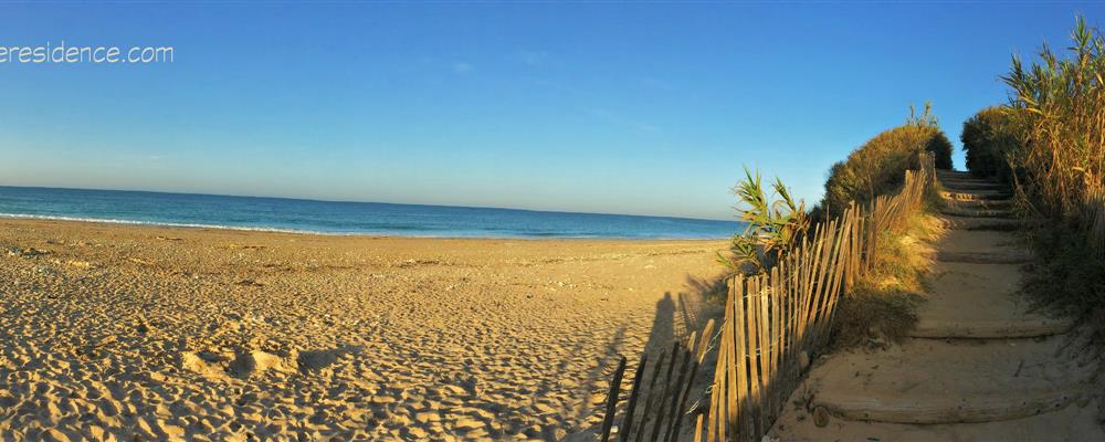 The beautiful beaches of the Atlantic coast of France